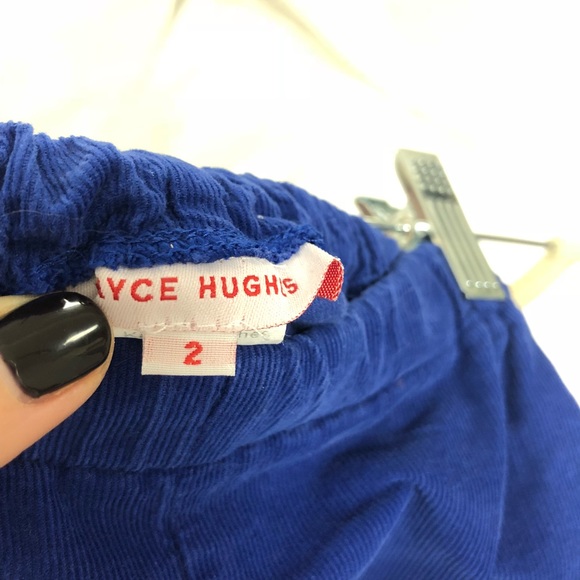 Kayce Hughes blue corduroy pants - Picture 3 of 4